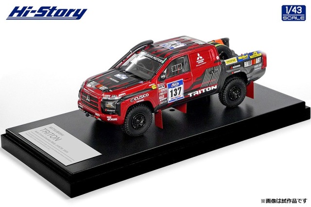 Hi-Story 1/43 MITSUBISHI TRITON アジアクロスカントリーラリー2024 No.137