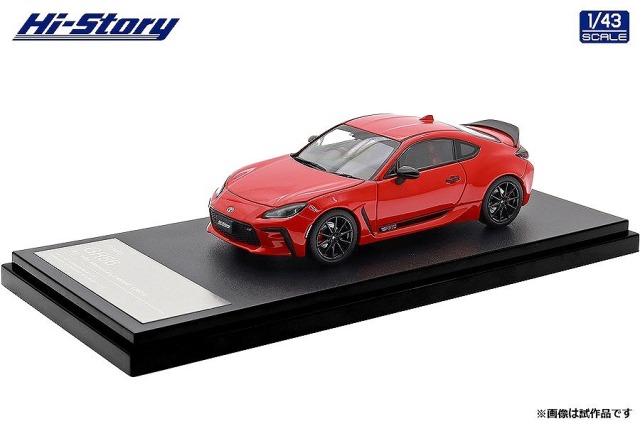 Hi-Story 1/43 Toyota GR86 特別仕様車 RZ "40th Anniversary Limited" (2023) スパークレッド