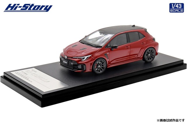 Hi-Story 1/43 Toyota GR COROLLA RZ (2025) エモーショナルレッドII （ダイキャストモデル）