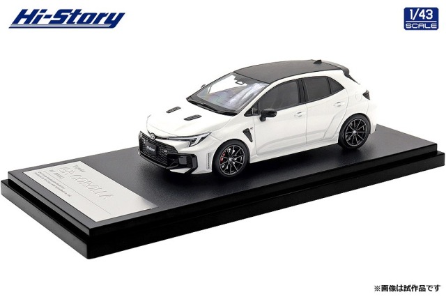 Hi-Story 1/43 Toyota GR COROLLA RZ (2025) スーパーホワイトII (ダイキャストモデル)