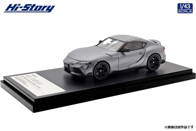 <予約 2026/10月発売予定> Hi-Story 1/43 Toyota GR SUPRA RZ “35th Anniversary Edition” (2021) マットストームグレーメタリック（ダイキャスト）
