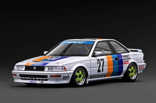 <予約 2026/11月以降発売予定> ignition model 1/18 TRUST TOYOTA COROLLA LEVIN (#27) 1991 JTC