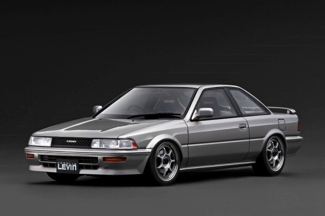 <予約 2026/12月以降発売予定> ignition model 1/18 TOYOTA COROLLA LEVIN GT APEX (AE92) Gun Metallic