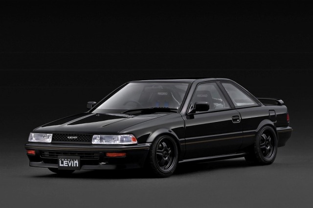 <予約 2026/11月発売予定> ignition model 1/18 TOYOTA COROLLA LEVIN GT APEX (AE92) Black