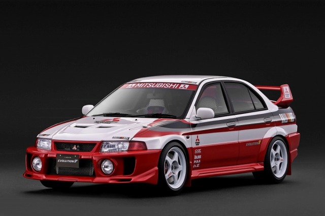 <予約 2027/2月発売予定> Ignition model 1/18 Mitsubishi LANCER EVOLUTION V (CP9A) White/Red
