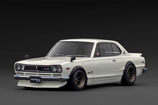 <予約 2026/7月発売予定> Ignition model 1/18 Nissan Skyline 2000 GT-R (KPGC10) White Ivory （本商品はポイント対象外です）