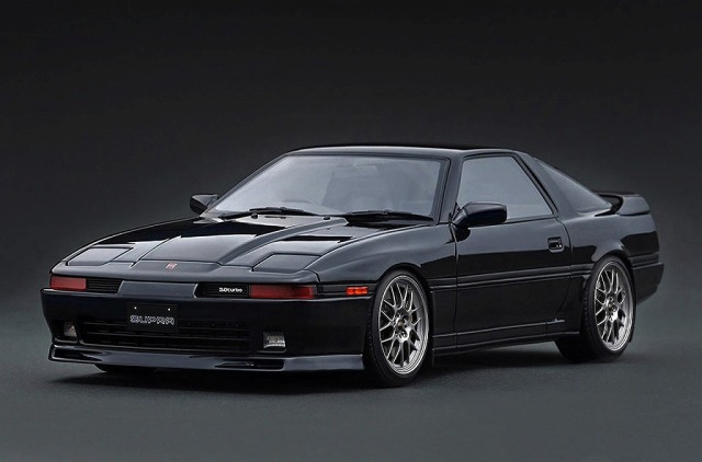 <予約 2026/11月発売予定> ignition model 1/18 Toyota Supra 3.0GT Turbo LIMITED (MA70) Black