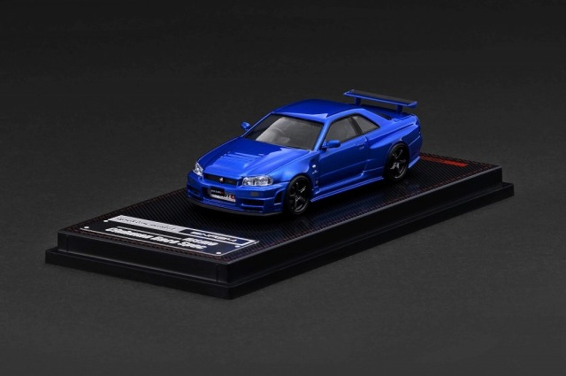 <予約 2026/10月発売予定> ignition model 1/64 Nissan Skyline GT-R (BNR34) NISMO customized Blue Metallic