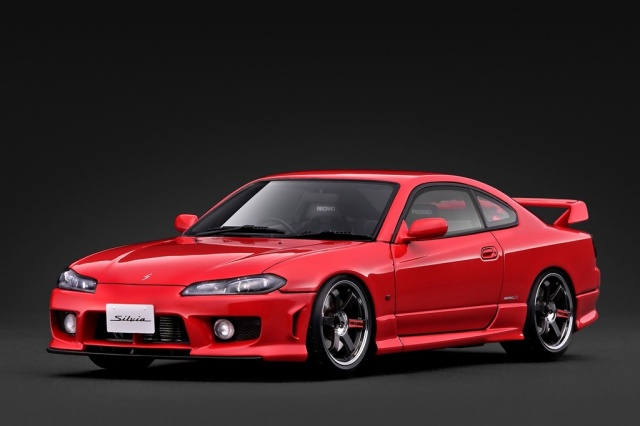 <予約 2027/5月発売予定> ignition model 1/18 Nissan Silvia spec R (S15) Red