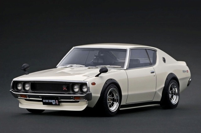 <予約 2027/4月発売予定> Ignition model 1/18 Nissan Skyline 2000 GT-R (KPGC110) Ivory White