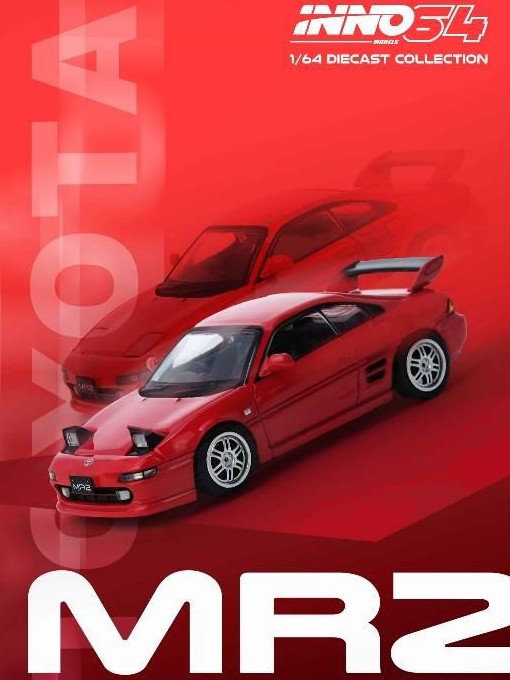 INNO 1/64 Toyota MR2 (SW20) レッド