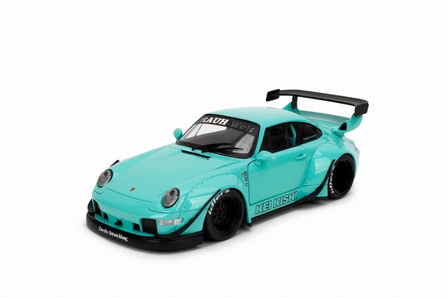<予約 2026/1月発売予定> Jada Toys 1/18 ポルシェ RWB KEI KISHI ミントブルー