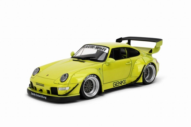 <予約 2026/1月発売予定> Jada Toys 1/18 ポルシェ RWB GENKI イエロー