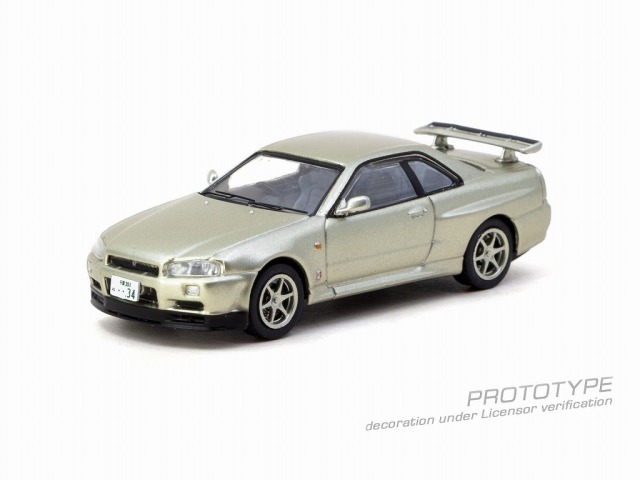 <予約 2026/8月発売予定> TARMAC 1/64 Nissan Skyline GT-R R34 Millenium Jade