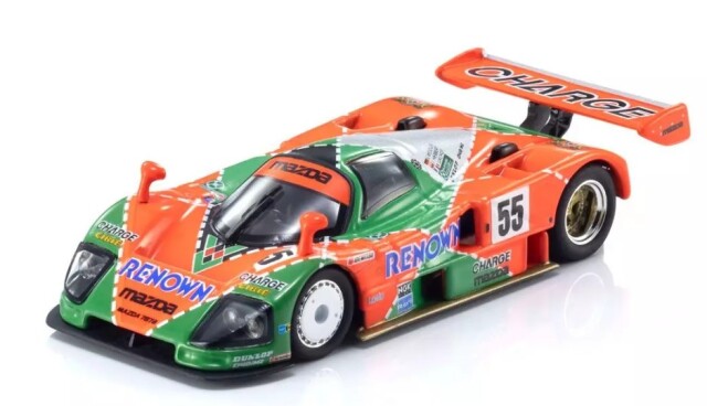 Kyosho 1/64 MINI CAR & BOOK No.22 MAZDA 787B