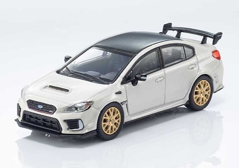 Kyosho 1/64 MINI CAR & BOOK No.19 スバル S209 White 京商