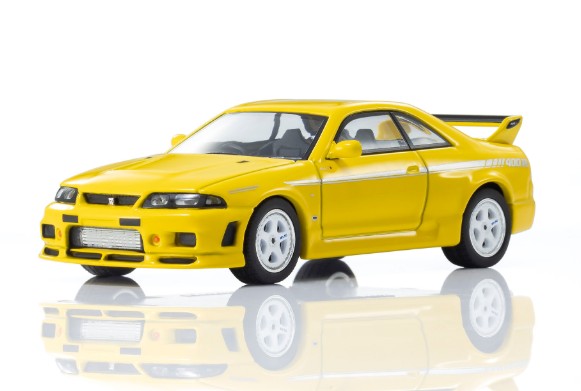 Kyosho 1/64 MINI CAR & BOOK No20 NISMO 400R Yellow 