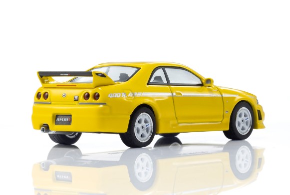 Kyosho 1/64 MINI CAR & BOOK No20 NISMO 400R Yellow