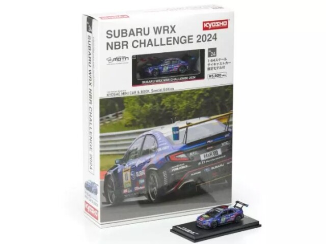 Kyosho 1/64 KYOSHO MINI CAR & BOOK No.24 SUBARU WRX NBR CHALLENGE 2024