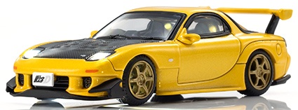 <予約 2027/1月発売予定> Kyosho 1/64 頭文字D マツダ RX-7(FD3) LED搭載 MOTN 単体では点灯しません（LED システム別売り）