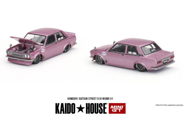 MINI GT 1/64 ダットサン ストリート KAIDO 510 NISMO V1(左ハンドル)