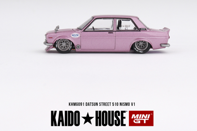 MINI GT 1/64 ダットサン ストリート KAIDO 510 NISMO V1(左