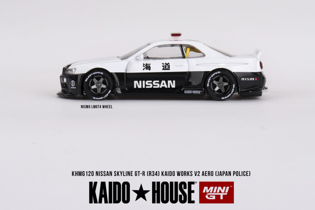 MINI GT 1/64 Nissan スカイライン GT-R R34 Kaido Works (V2 Aero