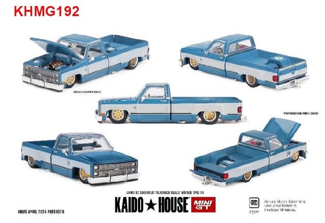 MINI GT 1/64 シボレー シルバラード デューリー ヴィンテージスペック V1(左ハンドル)