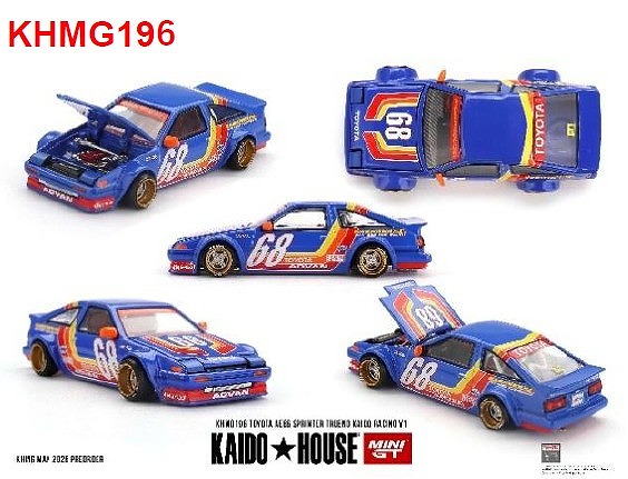 MINI GT 1/64 Toyota AE86 スプリンタートレノ Kaido Racing V1(右ハンドル)