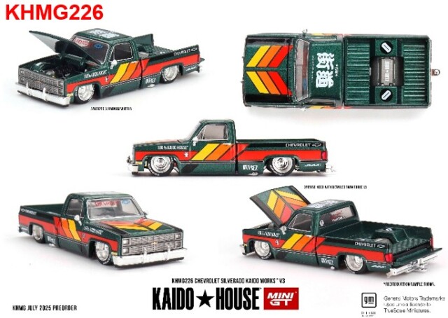 MINI GT 1/64 シボレー シルバラード KAIDO WORKS V3(左ハンドル)