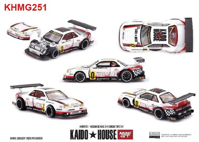 MINI GT 1/64 Nissan シルビア S13-R Circuit Spec V1(右ハンドル)