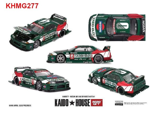 <予約 2026/9月発売予定> MINI GT 1/64 Nissan スカイライン GT-R R32 KHTC V1(右ハンドル)