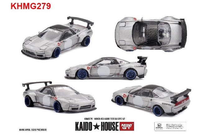 <予約 2026/9月発売予定> MINI GT 1/64 Honda NSX Kaido Test Car Spec V2(左ハンドル)