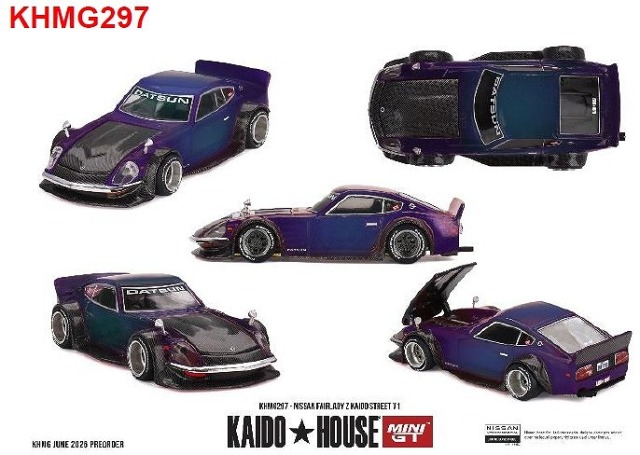 <予約 2026/11月発売予定> MINI GT 1/64 Nissan フェアレディ Z Kaido Street V1(右ハンドル)