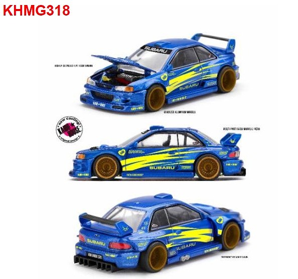 <予約 2027/3月発売予定> MINI GT 1/64 スバル インプレッサ WRX STI KAIDO WORKS V1(右ハンドル)