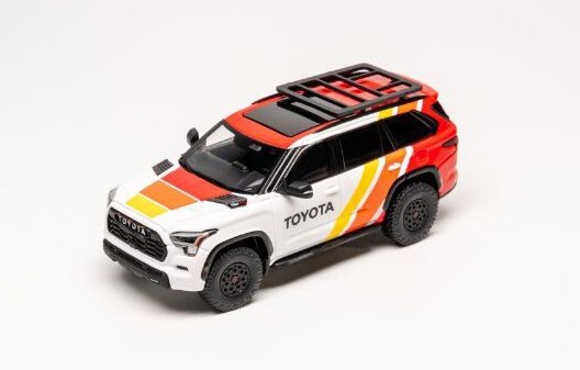 GCD 1/64 Toyota Sequoia TRD PRO ホワイト/TRDデコレーション