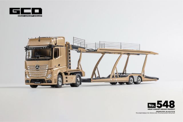 <予約 2026/12月発売予定> GCD 1/64 Mercedes-Benz Actros 2 ゴールド