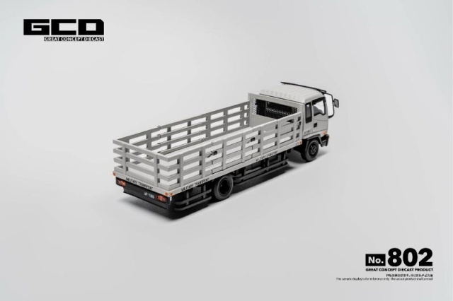 <予約 2027/2月発売予定> GCD 1/64 いすゞ フォワード 2002 (Fence Truck) フロステッドグレー