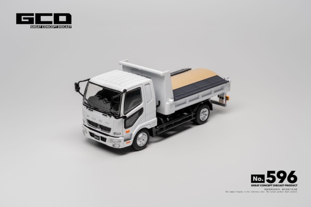 <予約 2027/2月発売予定> GCD 1/64 三菱 FUSO ファイター ダンプトラック ホワイト