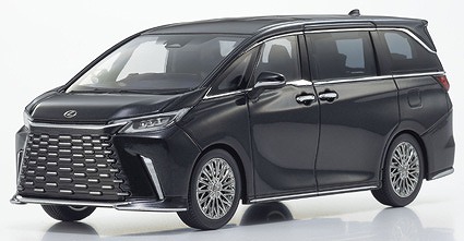 Kyosho 1/43 LEXUS LM 500h (グラファイトブラックガラスフレーク  4席ブラック)