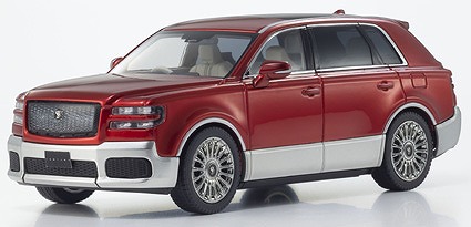 Kyosho 1/43 トヨタ センチュリー (紅蓮：ぐれん)(レッド/シルバー) 内装 フロマージュ