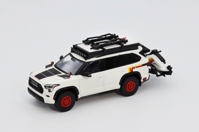 <予約 2026/9月発売予定> GCD 1/64 トヨタ Sequoia TRD PRO- (LHD) ホワイト