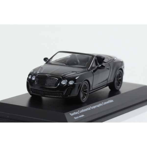 【Kyosho】 1/64 Bentley Continental Supersports Convertible Black metallic