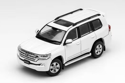 GCD 1/64 Toyota Land Cruiser LC200 (Backpackversion) (RHD) White