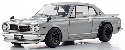 <予約 2027年1月下旬発売予定> KYOSHO 1/18 日産 スカイライン 2000 GT-R (KPGC10) (シルバー)