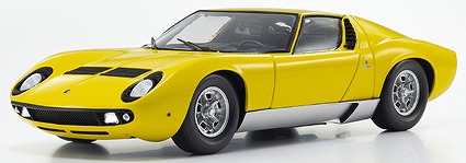 <予約 2025/10月下旬発売予定> Kyosho 1/18 ランボルギーニ ミウラ P400 (イエロー)