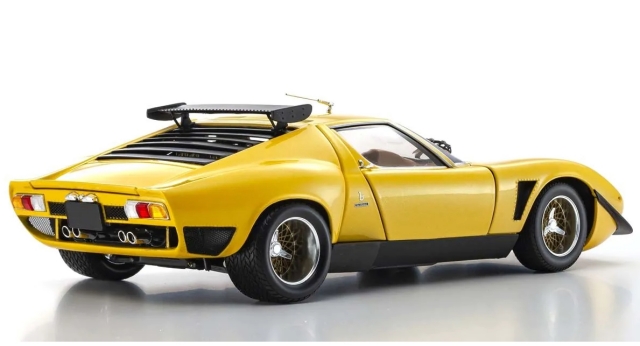 Kyosho 1/18 ランボルギーニ ミウラ SVR (イエロー/ブラック)