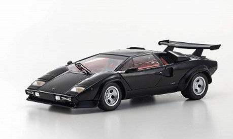 Kyosho 1/18 ランボルギーニ カウンタック LP5000 クアトロヴァルボーレ (ブラック)