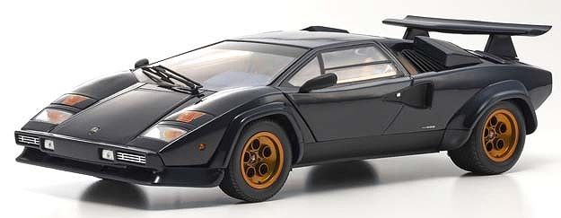 Kyosho 1/18 ランボルギーニ カウンタック ウォルター・ウルフ (ダークブルー)