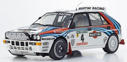 <予約 2026/6月下旬発売予定> Kyosho 1/18 ランチア デルタ HF インテグラーレ エヴォルツィオーネ ポルトガルラリー 1992 #4